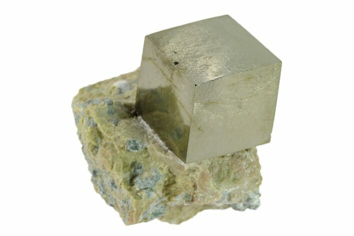Pyrite Cube In Matrix - Navajun, Spain #132850
